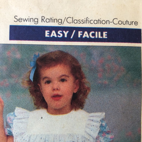 1990 new  vintage Butterick toddler Party Pants sewing pattern - Picture 16 of 16